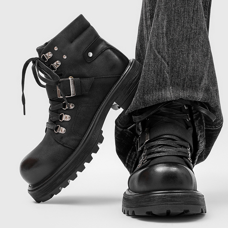 Stivali in pelle da uomo di ma - Waterproof Winter Boot recensione e prezzo